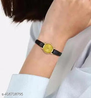 New Classy trending Best Selling Black Gold analog watch for girls and women pack of 2