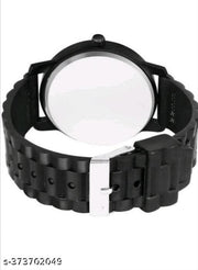 New stylish watch amazing watch wrist watch pu rubber strap watch black colour watch for mens & boys