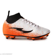 Axpro CR7 Ronaldo White Ankle Synthetic TPU Studs Football Shoes For Men