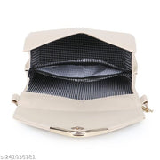 Women White Sling Bag