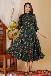 Elegant Crepe Kurti