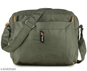 Green Men & Women Messenger Bag