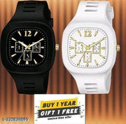 Casual look Unique Design Dial WATCH FOR BOYS MILOR White Analog Combo Watch - For Men & Women