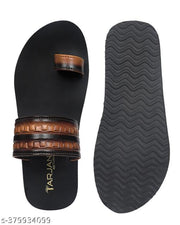 NA KHAN ENTERPRISES Casual Slipper Black/ Flip Flops For Man