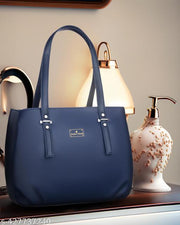 Blue Artificial Vegan leather Office & daily use hand bags,  women handbag, Women bags, Ladies bag, ladies purse