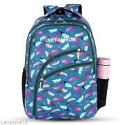 ISB Printed Backpack for school collage office Traveling Outdoor Waterproof Polyester Material High Quality Bag Men Women Boys and Girls