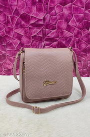 Elegant stylish Lavender PU sling bags/Premium PU leather sling bags for women/Small Sling bags/party wear and wedding bag for women