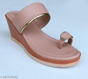 Readyway women,s solid toe-ring heel