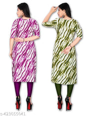 Women’s Casual Crepe Kurti | Beautiful Printed Ethnic Kurta for Women