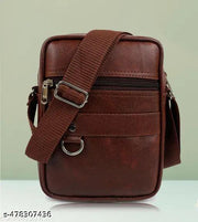 Messenger small sling bag for men women office use persnol casual with adjustable Strap