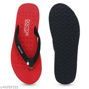DOCTOR EXTRA SOFT Red-OR-D-19 Women's Orthopaedic Diabetic Comfort Daily Use Slippers & Flipflops