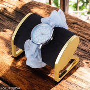 Analog Scrunchie Watch For women and Girls