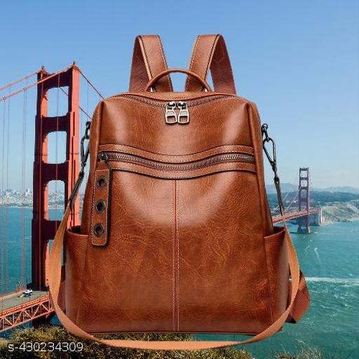MomsyStore Leather Backpacks For Girls And Women