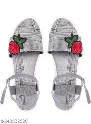 LifeO-Modern Graceful Black Slider For Girls and Woman