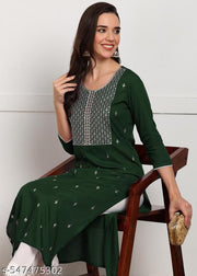 Women Georgette Printed Front Slit Kurta |Lace border/ dresses For Women | Party wear dresses| Gown for women | Long Gown for women | Ladies Gown \Anarkali Kurtis\Rayon Kurtis\Cotton Kurtis\Rayon Kurta Sets