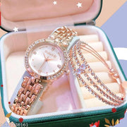 New Classy Beautiful Fashion women Watch and Free Bracelet set for Women & Girls