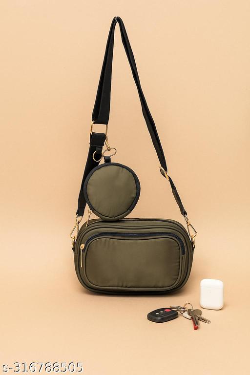Stylish parachute camera design sling bag