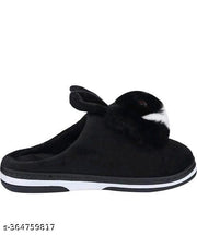 Winter and autumn warm bunny soft fuzzy premium faux fur flip flops and carpet slippers for daily wear casual wear home wear indoor bedroom and outdoor women and girls