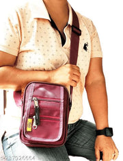 MISHK Nylon Cross Body Travel Messenger Bag for Men & Women| Mobile Pouch Side Shoulder Sling Bag
