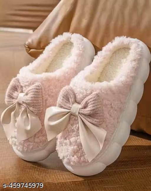 Winter Furry Cotton ladies Slippers Stylish Women Chappal Foam Soft Girls Slippers Plush Slides Fluffy Warm Comfortable & trendy Chappal