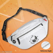 Men's White Waist Bag | Men's Casual Waist Bag | Unisex Waist Bag | Waist Pouch for Hiking, Travel, Camping, Running, Sports Outdoors