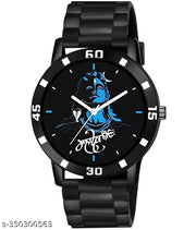 HC HARMI CREATIVE Analog Watch - For Men Steel and  Tranding Pu Belt Quartz Watch Strap For Mens and Boys (Combo Set of 2)