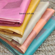 Women's Jacquard Silk Banarasi Kanjivaram Style Saree