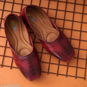 Duosoft Bellies for Women | Soft Comfortable | Breathable | Fashionable | Stylish | Trendy | Super soft | Lightweight | Anti-Slip Sole | Indoor & Outdoor | (DW-0201)(Maroon)