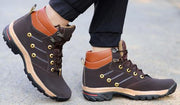 Men's Brown Synthetic Leather Casual Boot