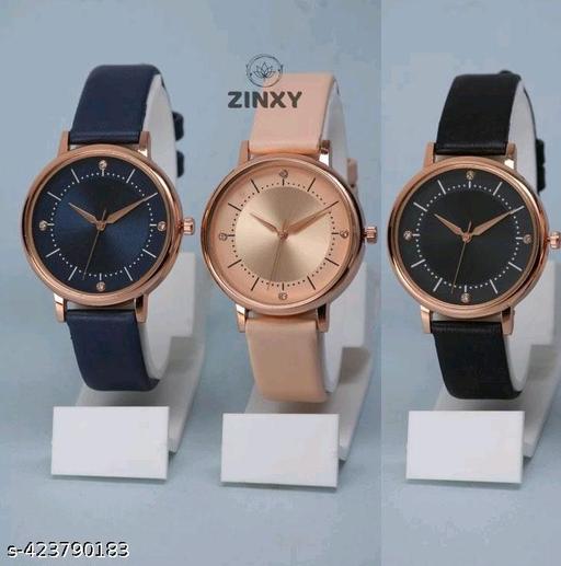 Luxury Pack of 3 Analog Watch for Women