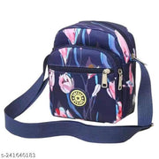 MOMISY Women Mobile Messenger Bag Ladies Nylon Shoulder Cross Body Long Strap for College, Outing, Travelling, Work