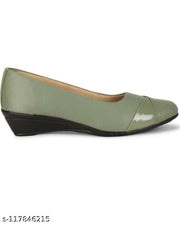 SUPER FANCY Latest Collection, Comfortable Ethnic Sandal Fashionable Bellies For Women's and Girl's Bellies for Women Green Color