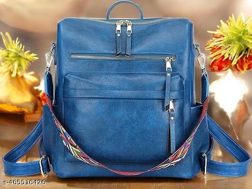 Backpack for women | Women's Casual Daypacks Backpack Handbags Multipurpose Zipper closure Purses and Shoulder Bag with sling belt | Handbag | College | Girls | Office | Gifts