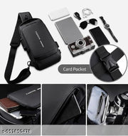 13 SOEME Sling Bag for Men & Women | Stylish Crossbody Backpack Unisex | Casual Sling Backpack for Travel, Office & Daily Use