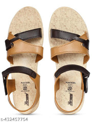 Paragon Women's Trendy Wedge Heel Sandals with Cushioned Sole and Sturdy Construction for Everyday Use