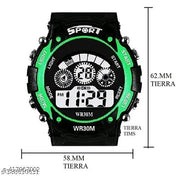 Trending Famous Stylish Boys Sports Watch + Womens/Girls Analog Watch Butterfly Pattern