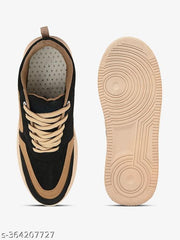 INVERSION Trending sneaker black casual shoes for men.