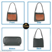 Dixon Dixon DIXON Synthetic Leather Classy Design Trendy Shoulder Handheld Handbag For Women