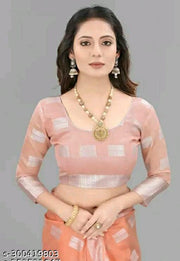 New Fency Linen Saree