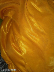 Solid/Plain Bollywood Lycra Blend Saree
