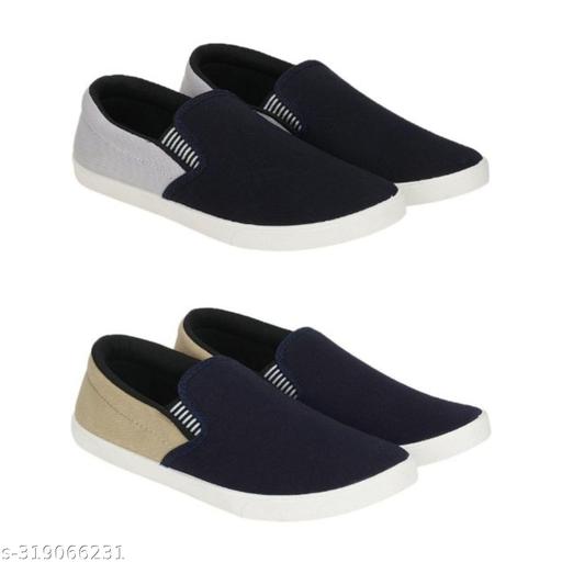 Pack of 2-2s combo shoes for men| black red-blue black- t blue combo shoes in color| comfortable and walking shoes for men