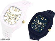 Casual look Unique Design Dial WATCH FOR BOYS MILOR White Analog Combo Watch - For Men & Women