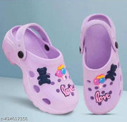 trendy ladies clogs purple color