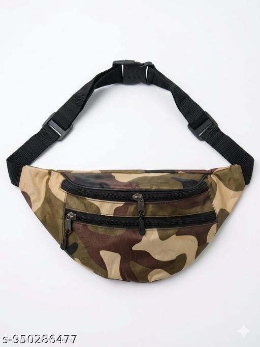 Waist bag for men / Waist bag for women  Camo waist bag / Camouflage fanny pack  Side bag for men bike riding  Chest bag for men  Crossbody travel pouch  Money pouch for business