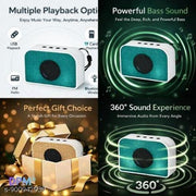 DPM Wireless Music Speaker with Karaoke Mic Bluetooth Audio System for Party and Singing Enjoyment