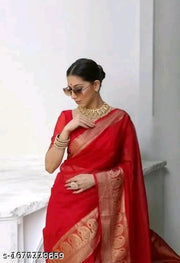 Organza Plan Silk Saree