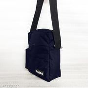 9.5 Inch Stylish Padded Mini Sling Bag for Men and Women, Small Passport Travel Bag and Small Sling Bag With Water Bottle Pocket