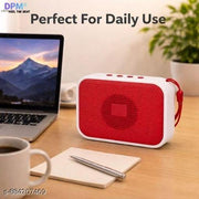 DPM Portable Speaker with Mic, RGB Glow Effect, Loud Sound, Bluetooth Connectivity