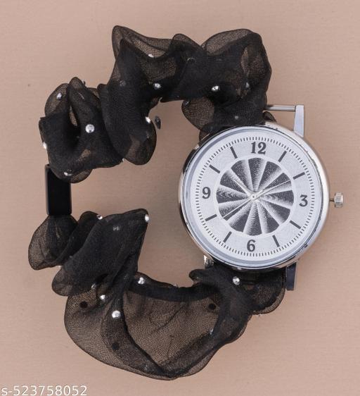 Analog Scrunchie Watch For women and Girls