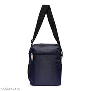 Fashion Tribe unisex cross-body sling bag messenger bag shoulder bag pouch for women (NBLUE&GREY)